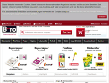 Tablet Screenshot of buerohandel.net